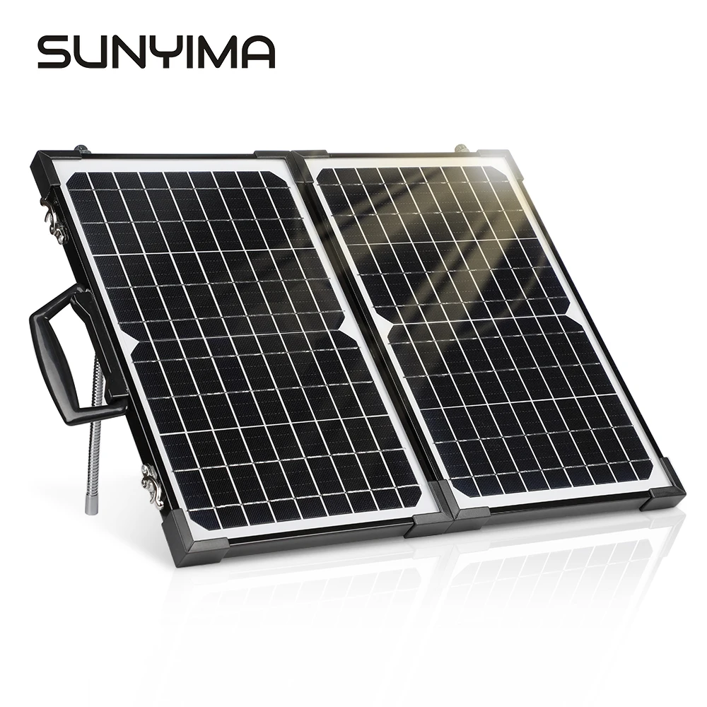 

Складная солнечная панель SUNYIMA, 1 шт., 18 в, 20 Вт, 218*345, двойной USB, Высокоэффективная солнечная панель из закаленного стекла