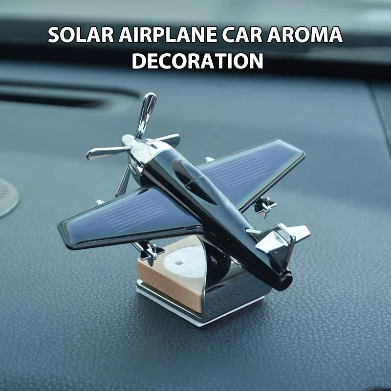 

Car Air Freshener Solar Aircraft Decoration Mini Car Perfume Air Freshener Fragrance Car Airplane Ornament