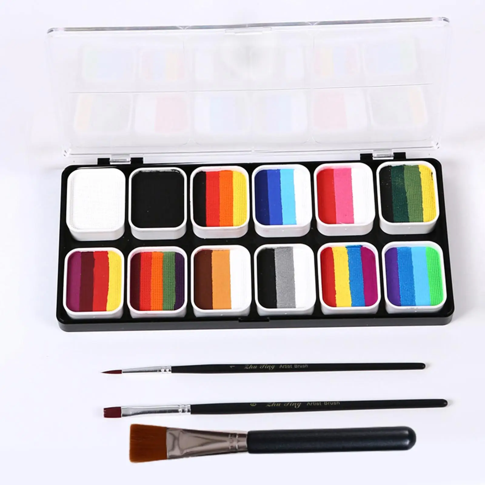 

Face Body Paint Set Photo Prop Face Painting Painting Palette for Party Stage Performance Dancing Music Festivals Festival