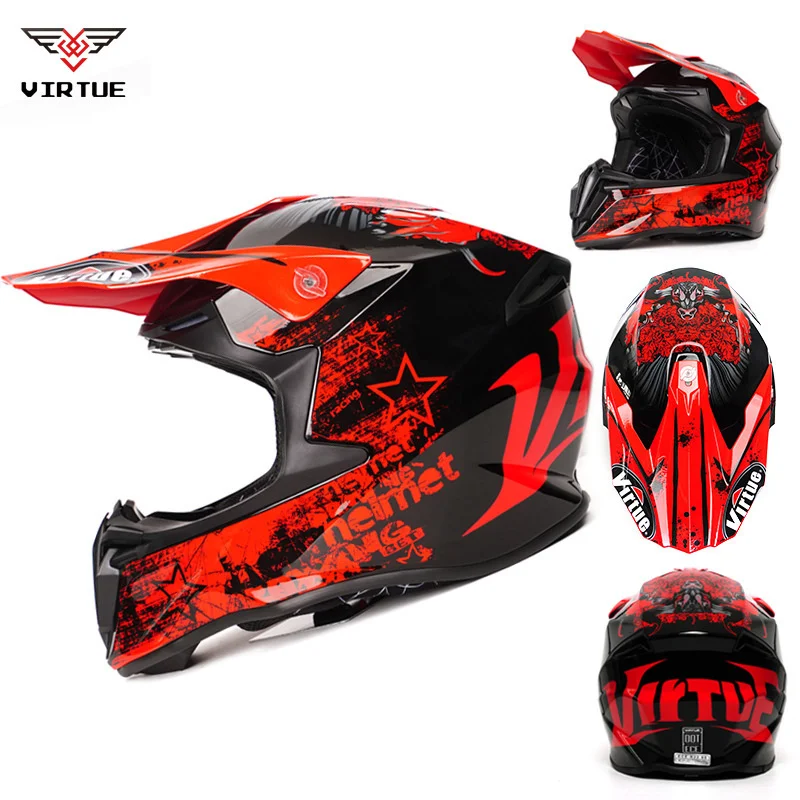

2022 SUV Motorcycle Helmets Motocross Helmet DOT ECE Approved AM DH ATV Capacete Moto Casco