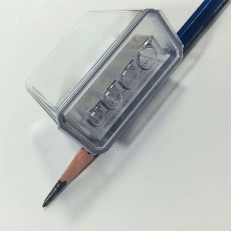 

Multifunctional 4 Holes Charcoal Pencil Sharpener Long Core Lead Drawing Art Manual Sketching Drawing Supplies