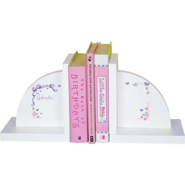 

Personalized Lacey Bow Childrens Bookends