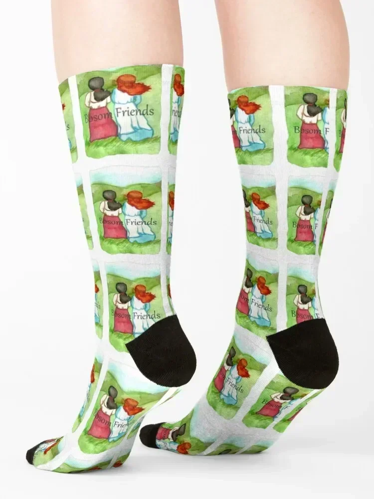 Носки Bosom Friends Anne of Green Gables прозрачные снежные рождественские подарочные мужские