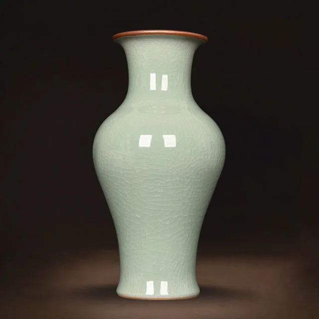 Ваза Цзиндэчжэнь SGF celadon jade borneol Цветочная композиция для гостиной рамка