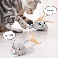 interactive cat toys automatic eletronic mouse toys for cats usb charging kitten cat mice toys kitten novelty funny pet supplies