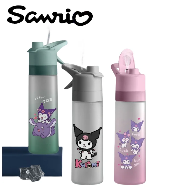 

Чашка для воды Kuromi My Melody Kawaii Sanrio аниме мультфильм Маленькая девочка идет в школу портативная Персонализированная чашка-спрей оптовая продажа