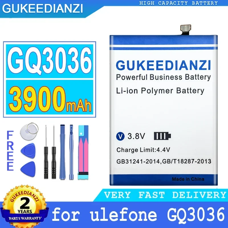 Аккумулятор GUKEEDIANZI 3900 мАч/4500 мАч для ulefone GQ3056 HD 426488 PLV GQ3036 Батарея большой мощности