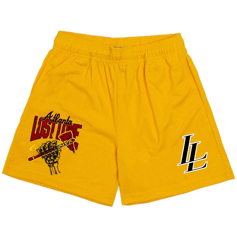 

Lose Love NYC LL Basic Short 2022 Men Casual Shorts Fitness Sports Pants Workout Mesh Shorts breathable Men shorts beach shorts