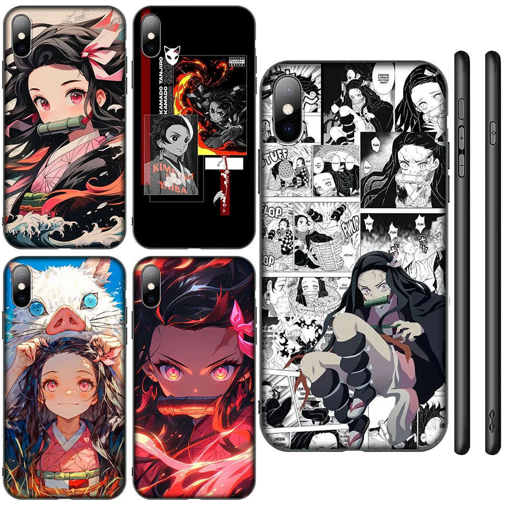 Мягкий чехол SA51 Demon Slayer Nezuko для Samsung Galaxy A01 A02 A03 A03S A10 A10S A20S A30 A30S A50 A50S A70 M02 M21 M31 M51