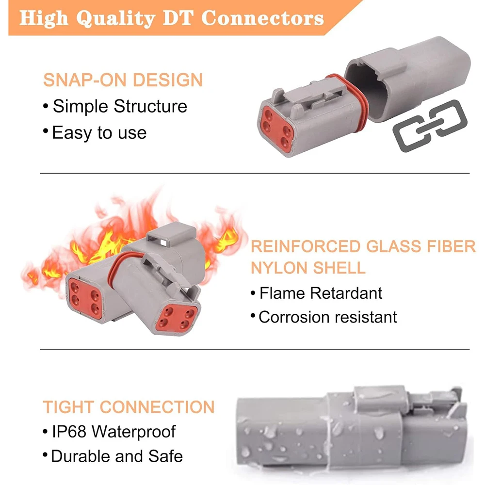 Комплект коннекторов DT с храповым механизмом 12 комплектов