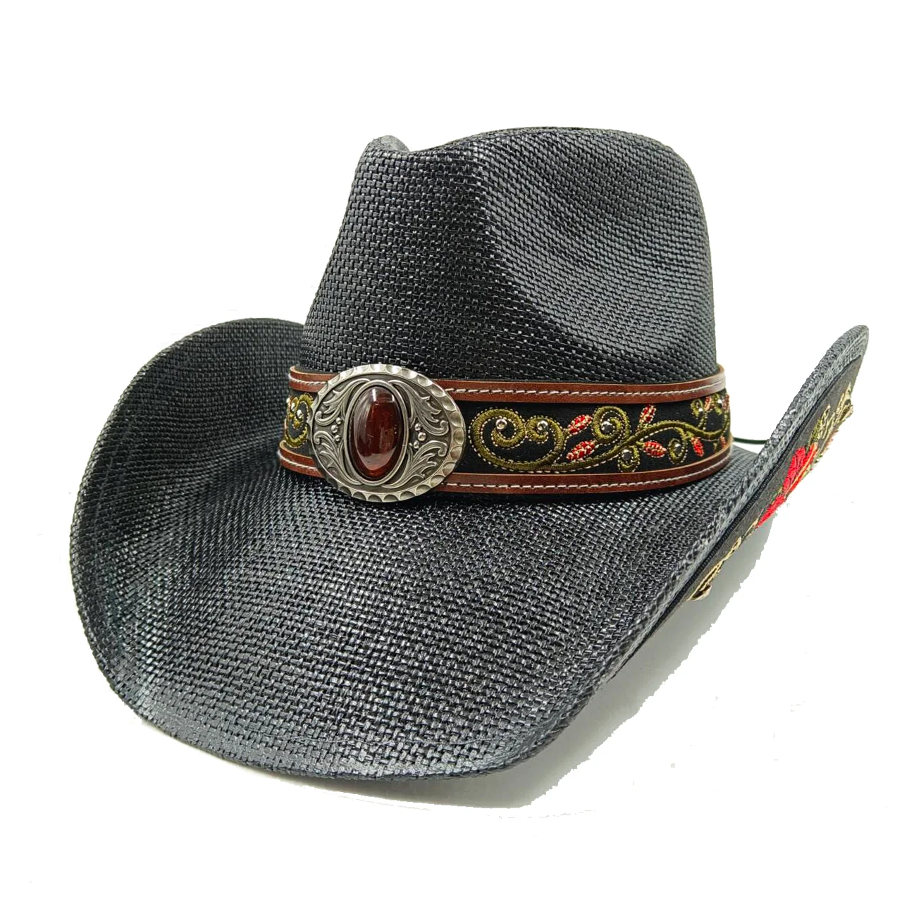 Панама соломенная в ковбойском стиле для мужчин и женщин