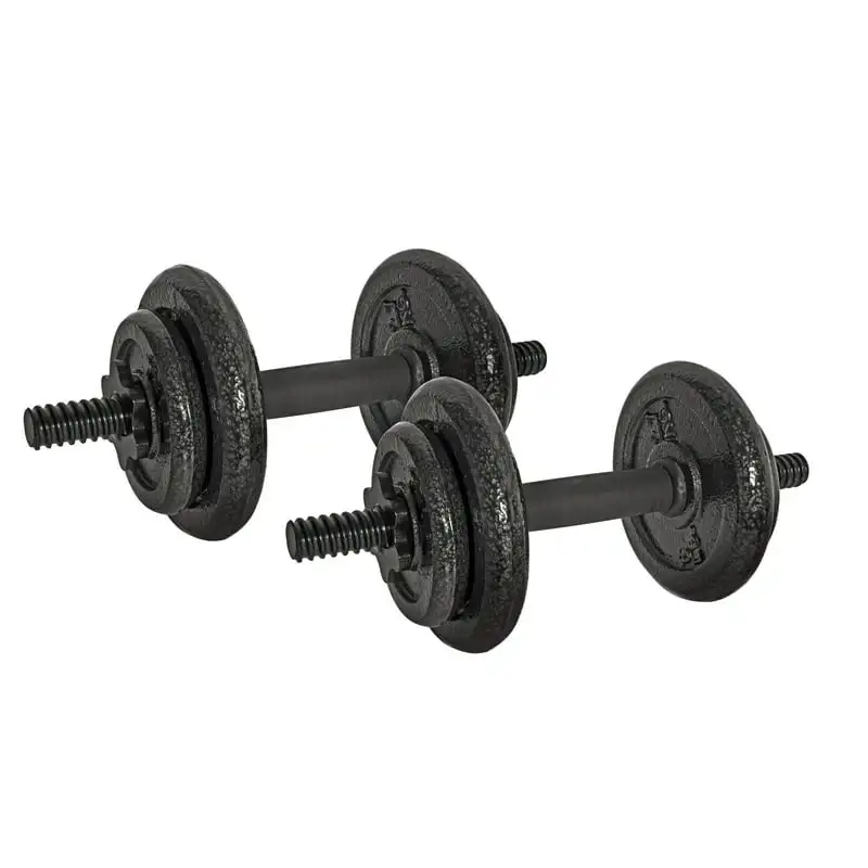 

Barbell 40lb Adjustable Cast Iron Dumbbell, Pair