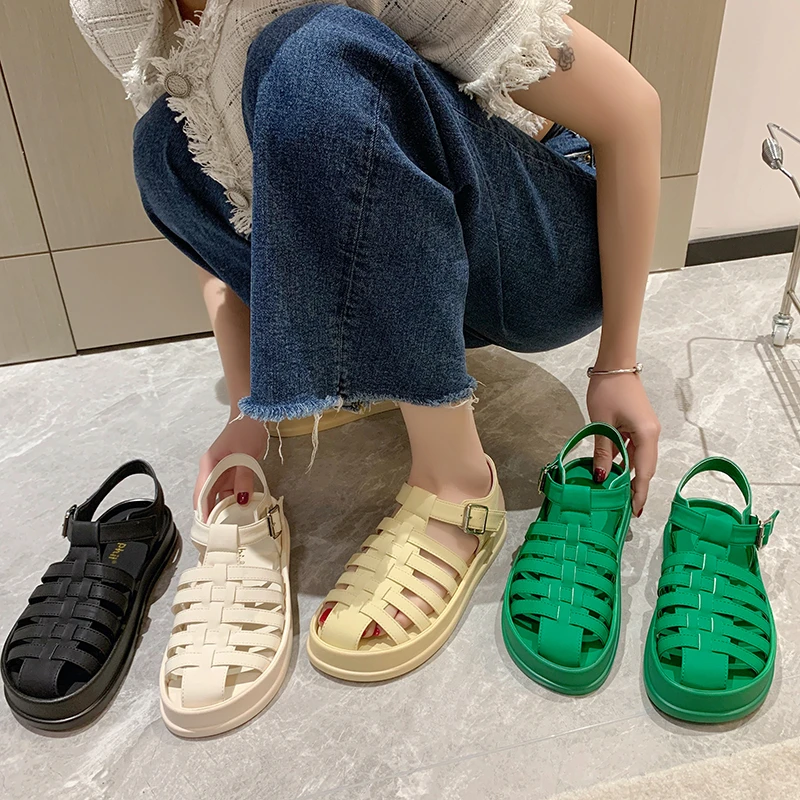 

Женские босоножки на среднем каблуке, бежевые босоножки с ремешком и пряжкой, в стиле «Мэри Джейн», в стиле ретро, удобная обувь для женщин, ...