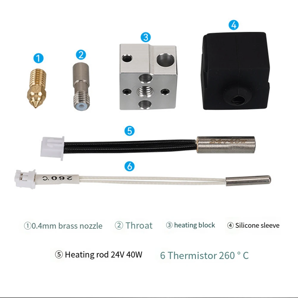 1 комплект печатающей головки Hot End Kit/90*35 8 мм для Ender 3 V3SE/комплект нагреватель