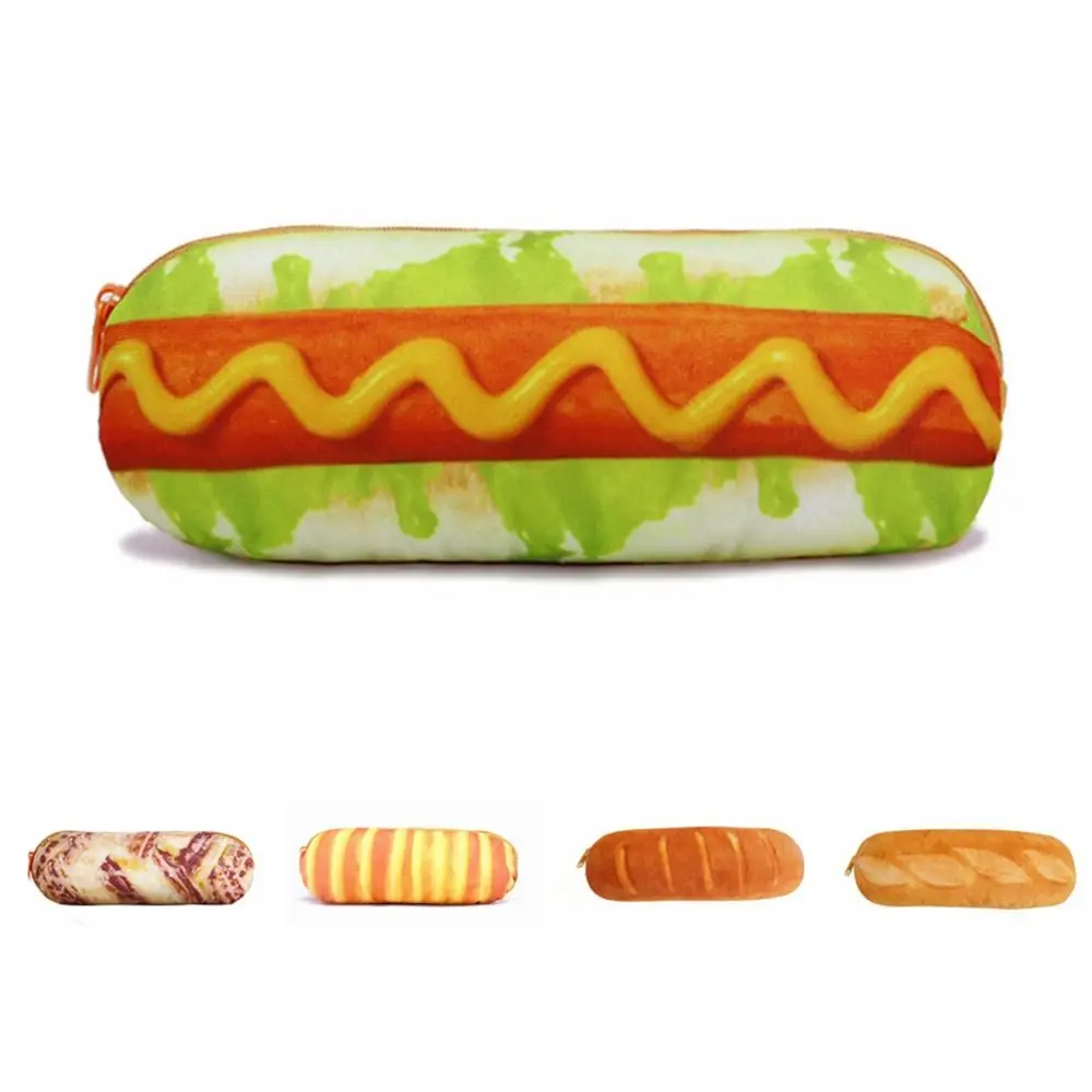 

Simulate Bread Idea Pencil Case Stationery Admission Package Multifunction Pen Bag Purse Handbag School Supplies Cute