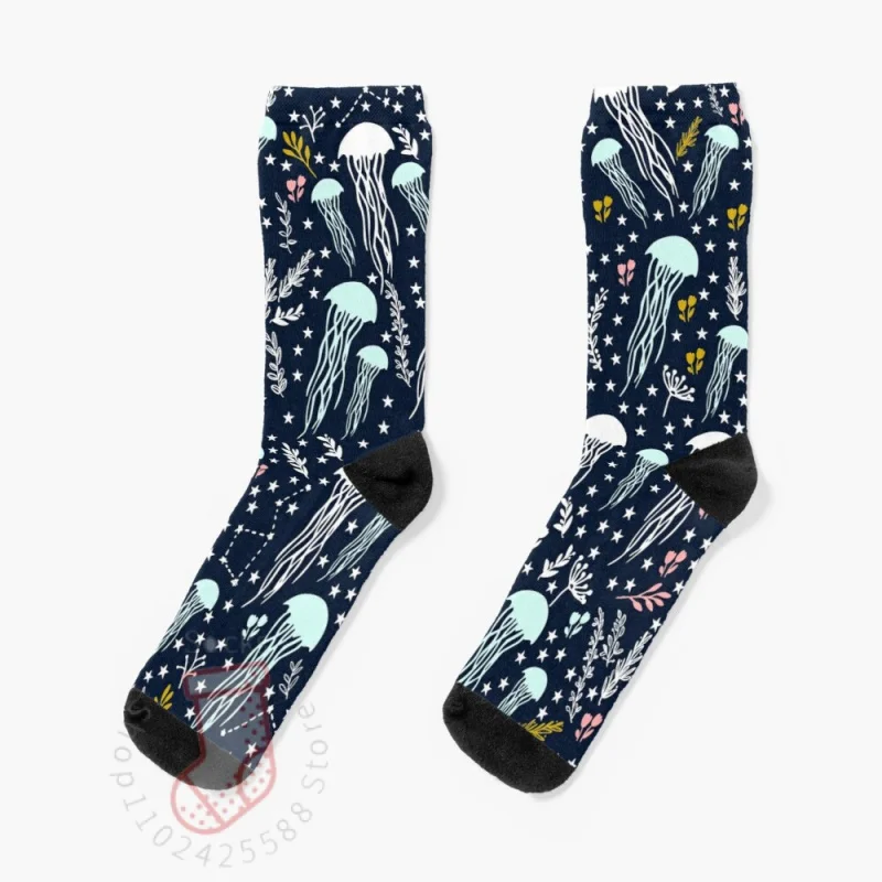 Cute Jellyfish Socks Heated Socks Anime Socks