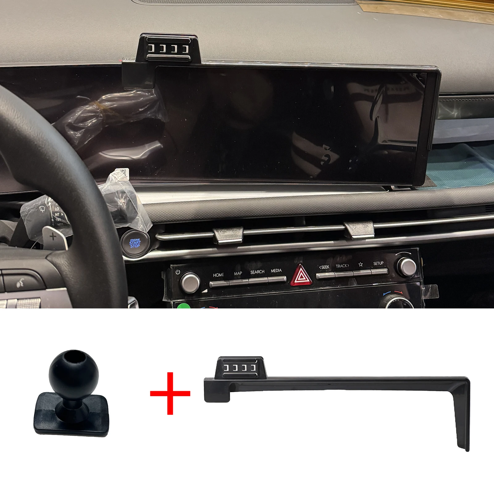 

Автомобильный держатель телефона для Hyundai Tucson NX4 2024 2025 2026, экран навигации, GPS-кронштейн, базовые аксессуары