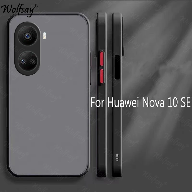 

Роскошный прозрачный чехол для Huawei Nova 10 SE, Силиконовый противоударный чехол с полным покрытием для Huawei Nova 10 SE, чехол для Huawei Nova 10 SE
