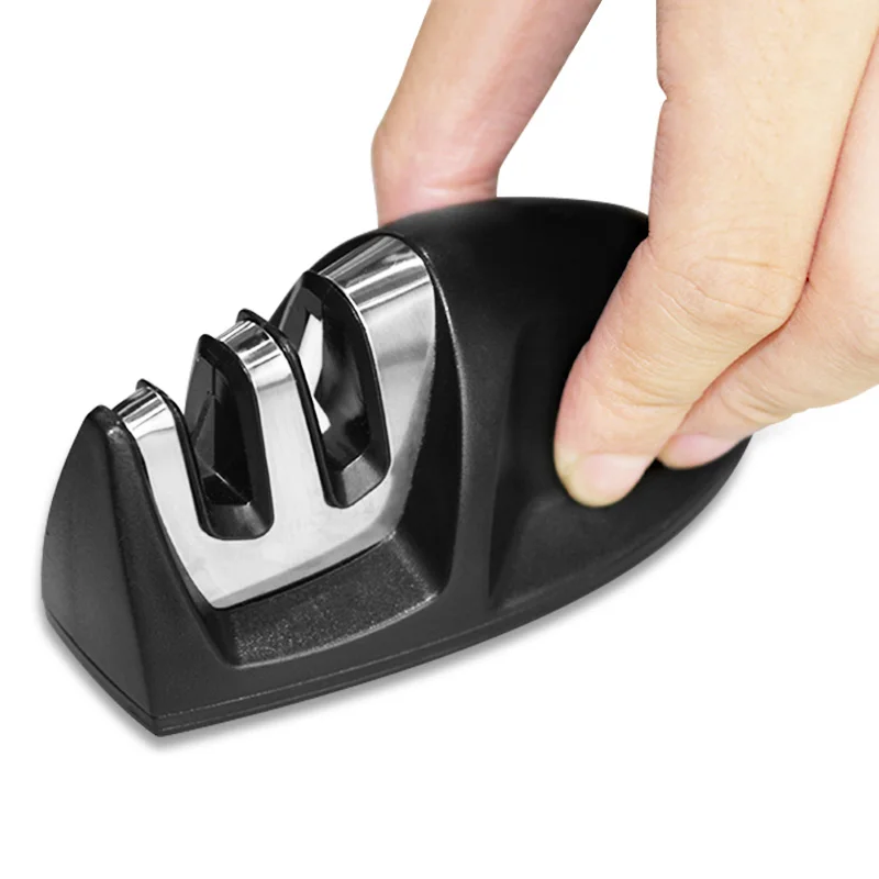 

Knife Sharpener 3 Stages Kitchen Knife Sharpening Tool Quick Sharpening Stone Professional Stainless Steel Chef Accessories Tool