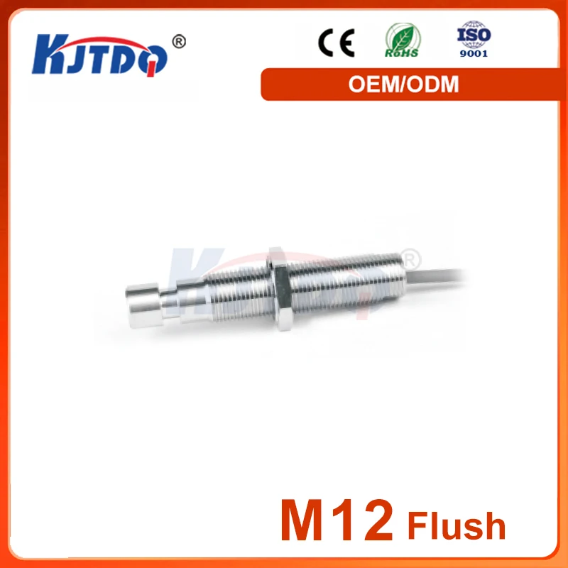 

M12 Shielded PNP NPN Sn 2mm 56mm long 12V 24V 36V High Pressure Inductive Proximity Sensor