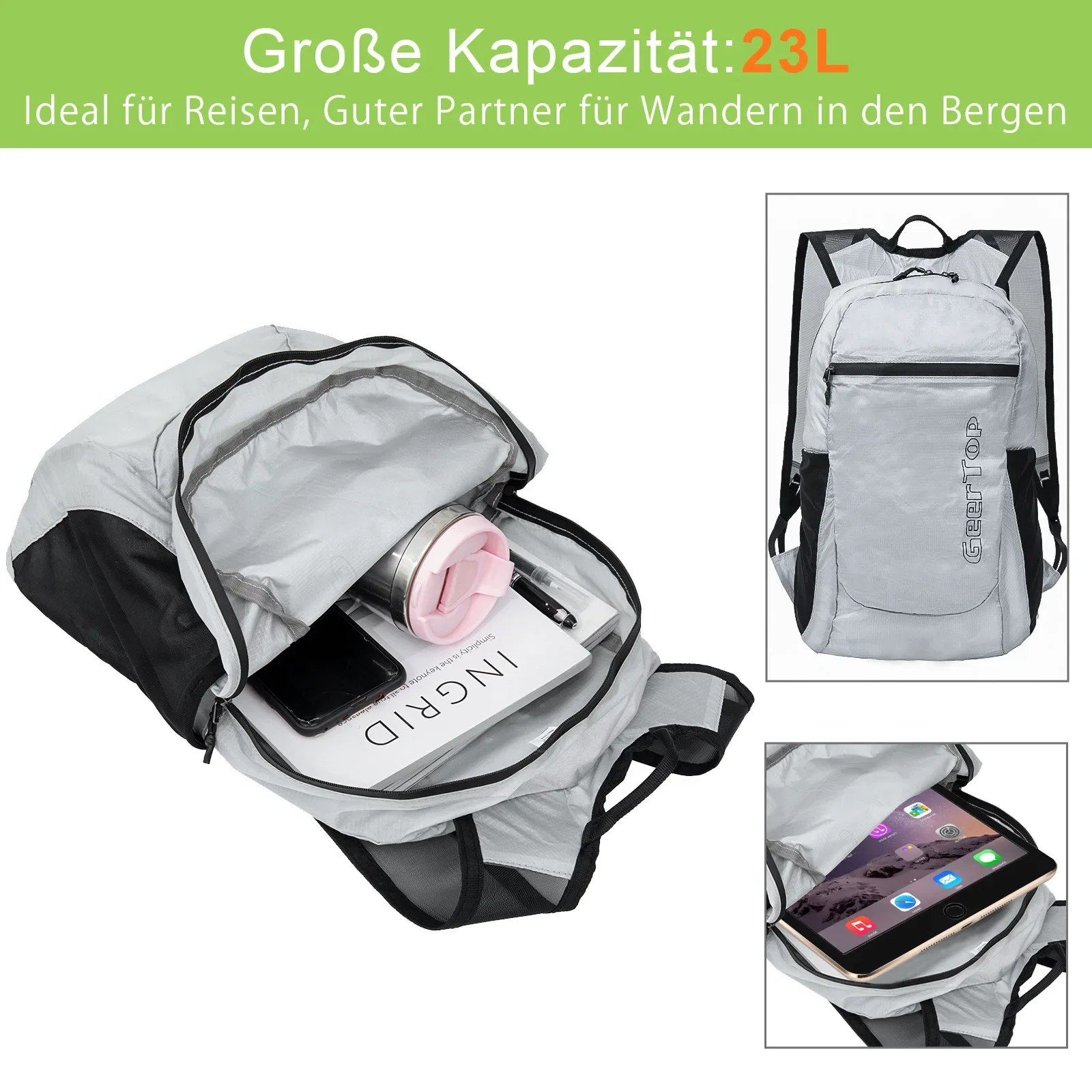 

Outdoor Light Cycling Backpack Hiking Camping Picnic Large Capacity Backpack Waterproof Wear-resistant Breathable Storage Bag