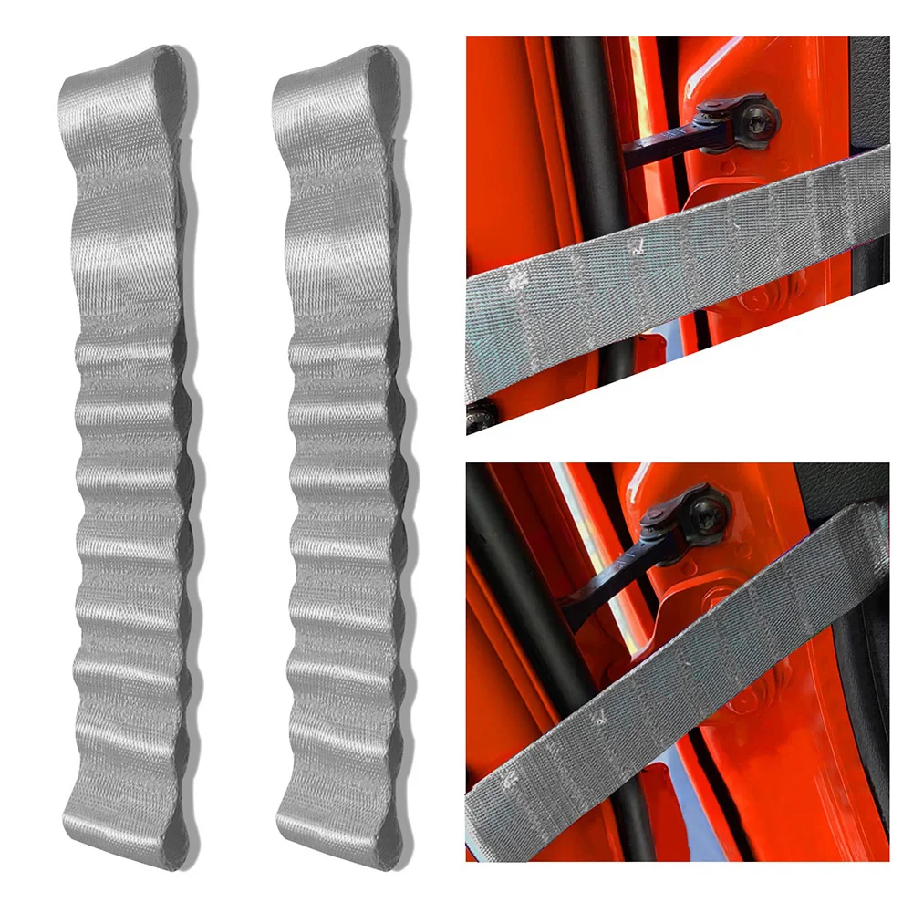 

2pcs Door Check Straps Brand New Durable High Quality Hote Sale For Jeep Wrangler TJ JK JKU JL JLU 1995 - 2021