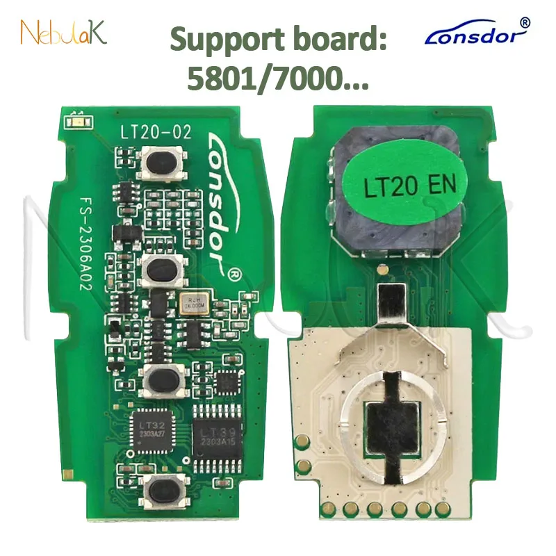 

Универсальный Lonsdor LT20-01/02/03/04/05/06/07/08/10 Smart Key PCB Generate 8A 4D Частота для печатной платы Toyota Lexus Subaru