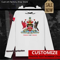 trinidad men hoodies free custom made flag casual sweatshirt tobago tto trinidadian college name number print photo clothing