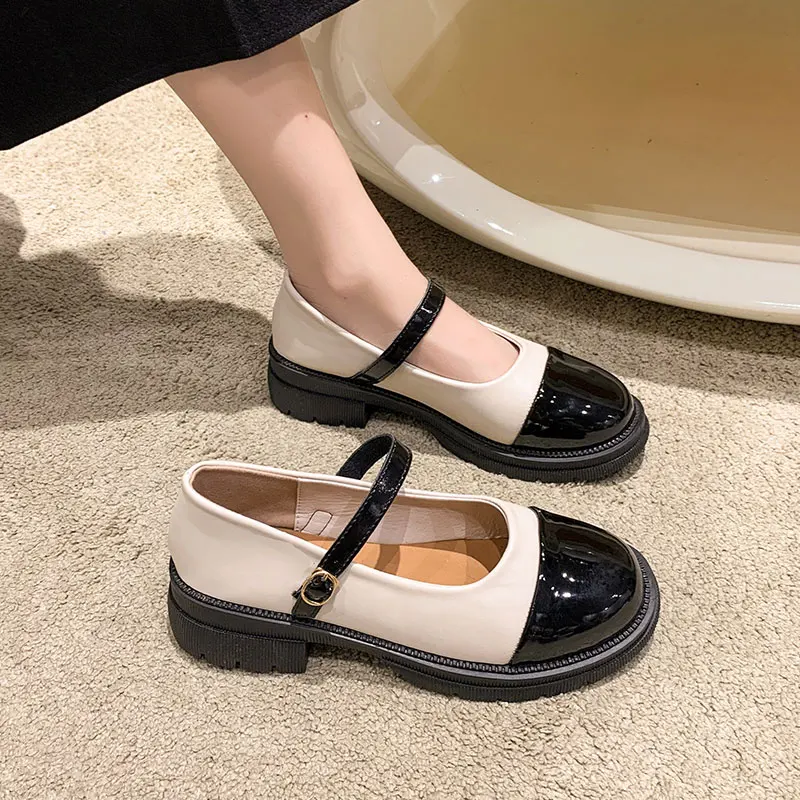 

Туфли женские на плоской подошве, Элегантные повседневные кроссовки с закрытым носком, классические, ретро Элегантные осенние туфли, 2022