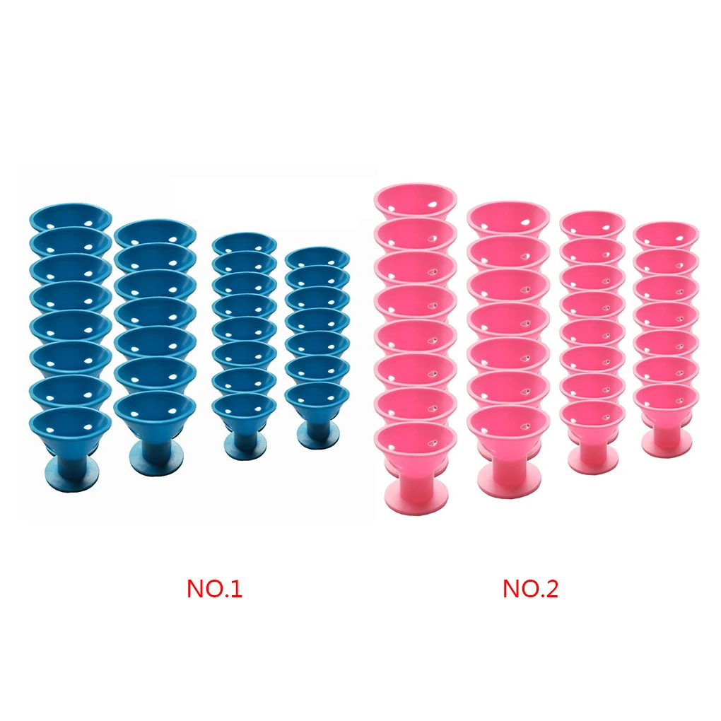 

Soft Rubber Magic Hair Care Rollers Silicone Hair Curler Twist Hair No Heat No Clip Hair Curling Styling DIY Tools 30pcs/lot