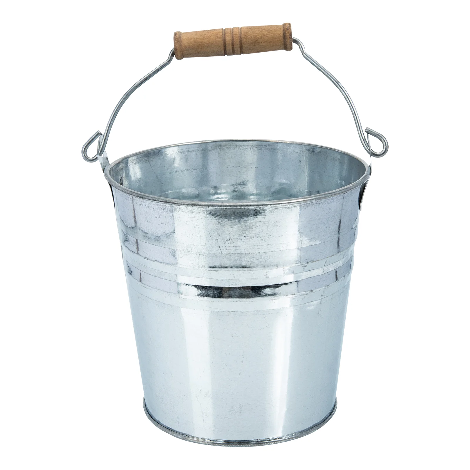 

Винтажный Стильный Железный Ковш с ручкой из пеньки, железный цветочный горшок, контейнер для цветов