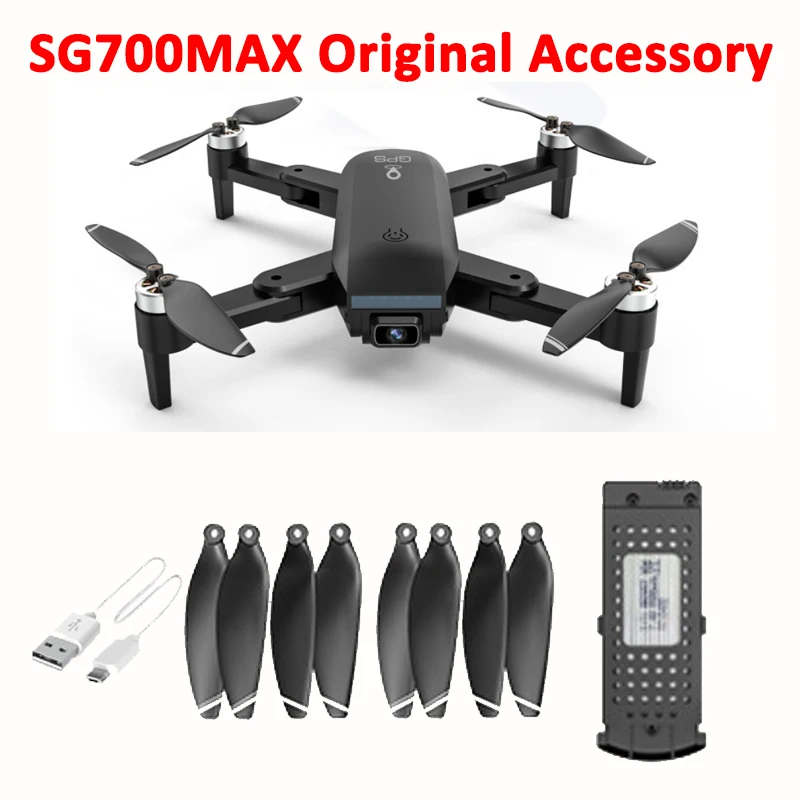 SG700 MAX SG700MAX Wifi GPS Дрон оригинальные аксессуары 7,4 в 2000 мАч батарея USB зарядное устройство пропеллер реквизит кленовый лист аксессуар