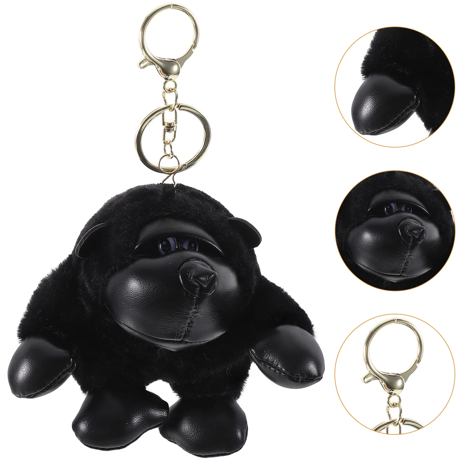 

Key Chains Car Keys Keychain Stuffed Gorilla Pendant Plush Animals Cute Keychains Backpacks