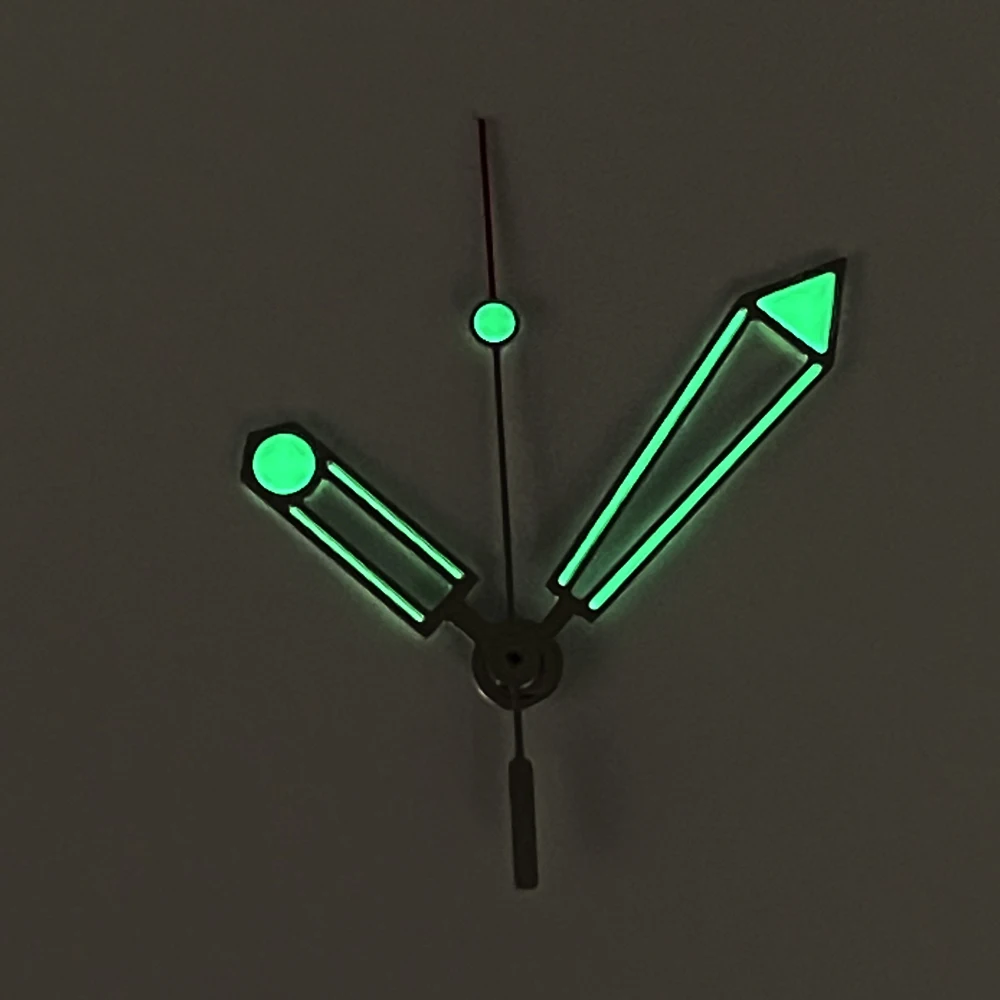 Watch Parts Green Luminous Stainless Steel Watch Hand Seamaster Modification Needle Suitable For NH35/36 Movement