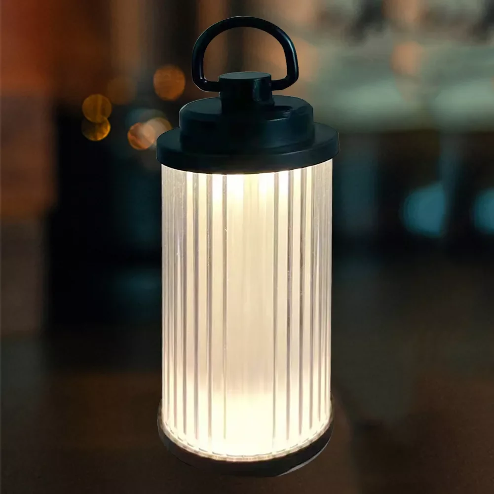 

Портативный светильник для кемпинга, 3350 лм светодиодный Светодиодная настольная лампа IPX5, водонепроницаемая, 3 режима освещения, встроенны...