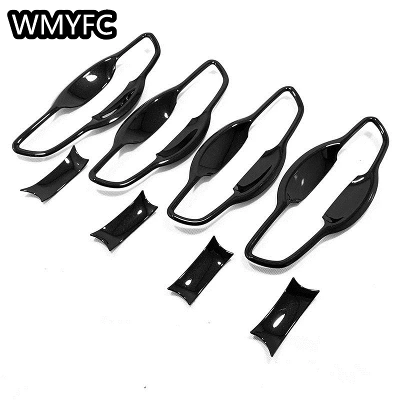 Black Car Door Handle Bowl Cup Protector Cover Fit For Honda Civic 2016-2020 Exterior Trim Black Car Door Handle Bowl Cup Protector Cover Fit For Honda Civic 2016-2020 Exterior Trim