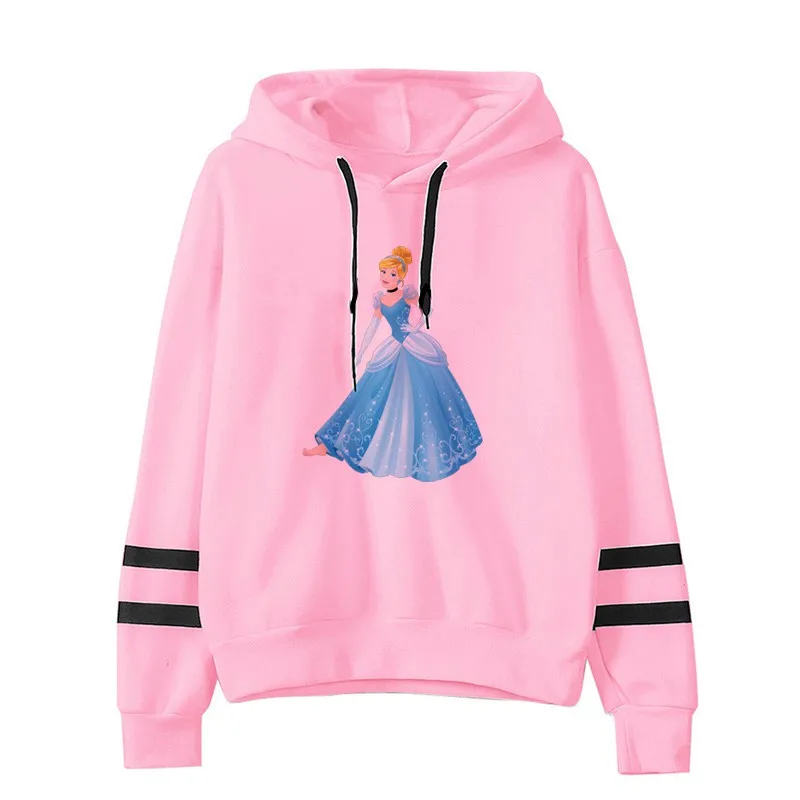

Свитшот оверсайз с изображением Золушки и недостающих тапочек, забавная мультяшная винтажная одежда, Kpop зимние толстовки для девочек, Прямая поставка, худи