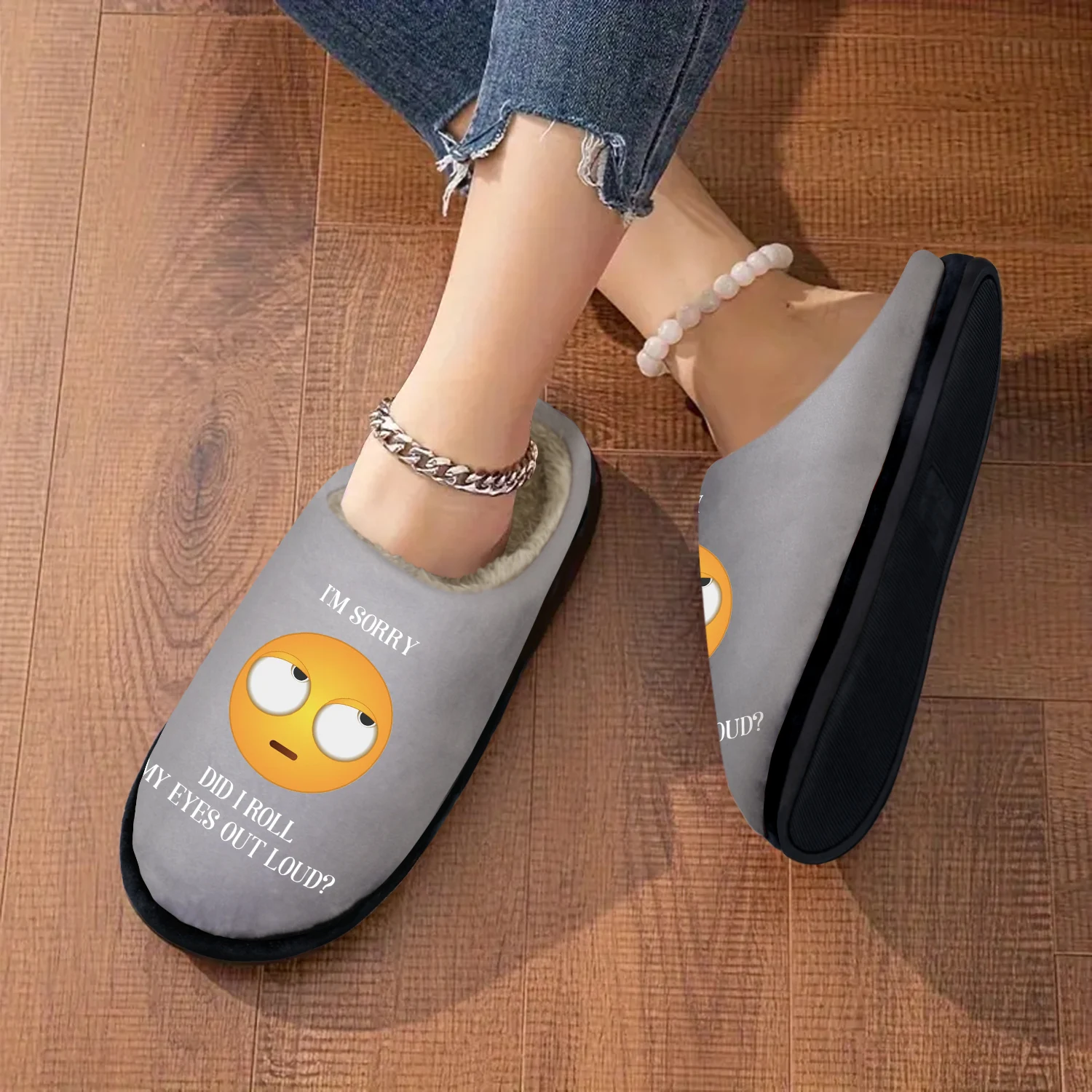 Забавный подарок для коллег босса друга домашние/наружные тапочки домашние из