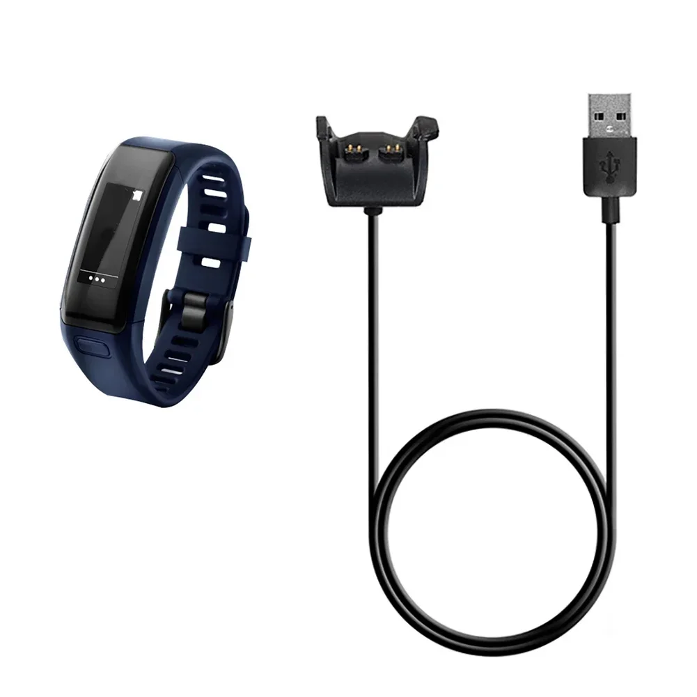 Фото Зарядное устройство USB 1M для быстрой зарядки Vivosmart HR HR+ Approach X40, прочный зарядный кабель для Garmin vivosmart HR №4