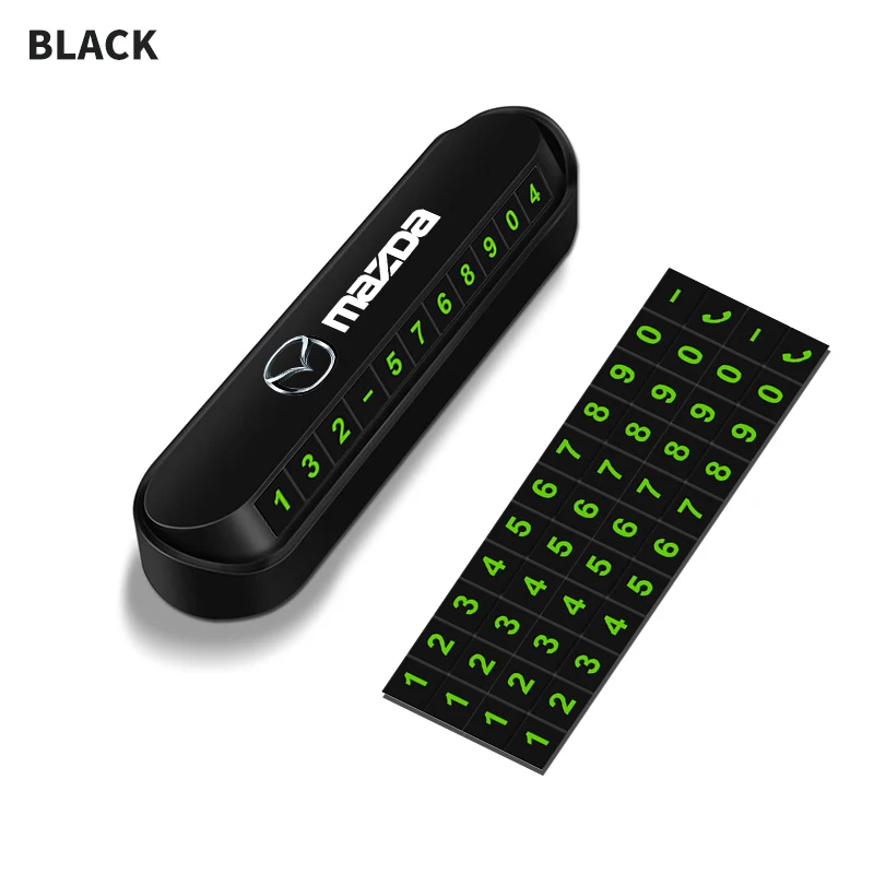 

Автомобильный временный знак остановки, парковочная карта, табличка с номером телефона для Mazda 2, Mazda 3 MS, аксессуары для Mazda 6 CX-5 CX5