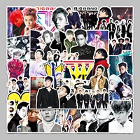 50pcs kpop big bang stickers cute sticker for diy stationery notebook phone case decors scrapbooking idol card girls decals