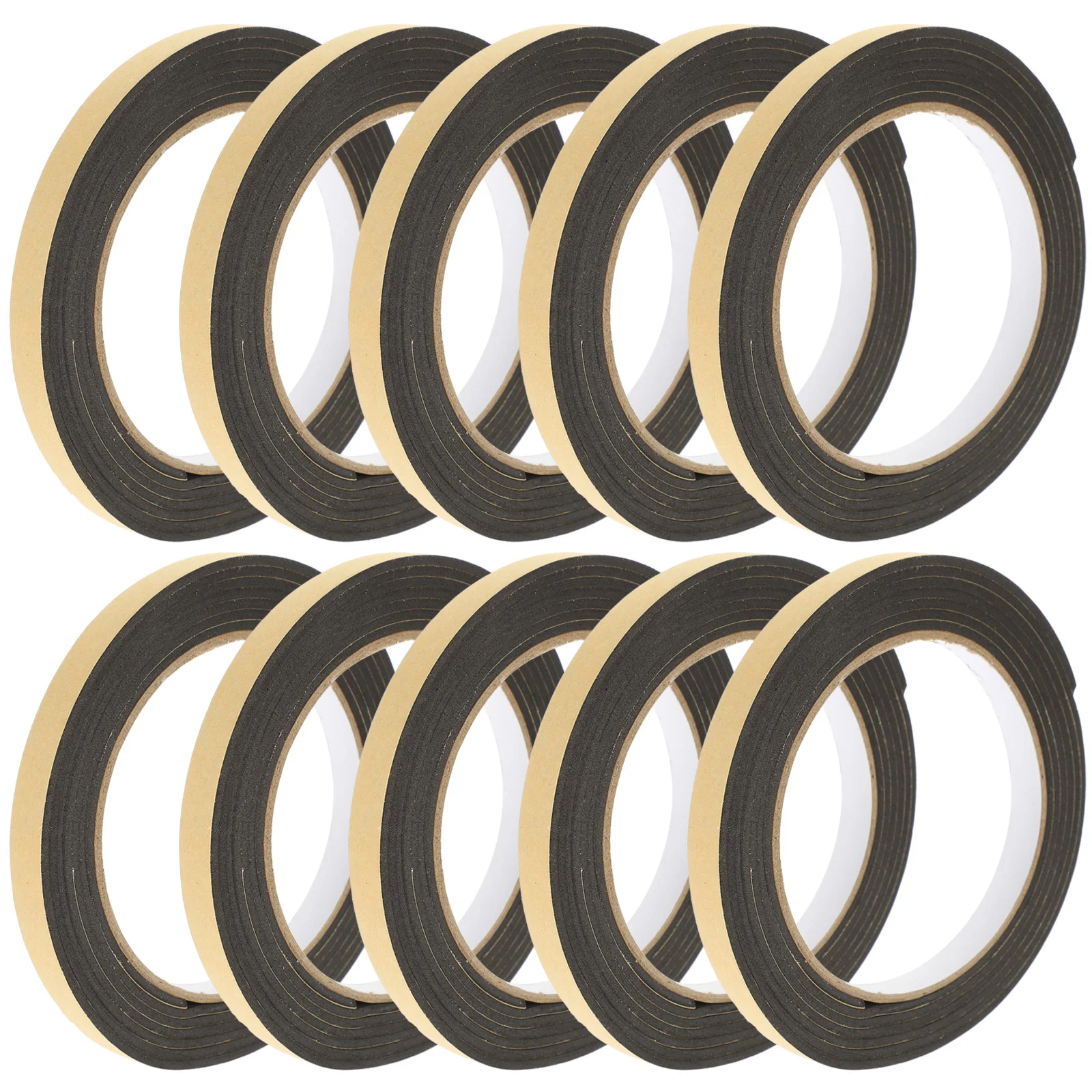 

10 Rolls Seal Strip Adhesive Caulk Tape Edging Tub Sealer Bath Caulking Polyethylene Sealing Bathroom Toilet Strips