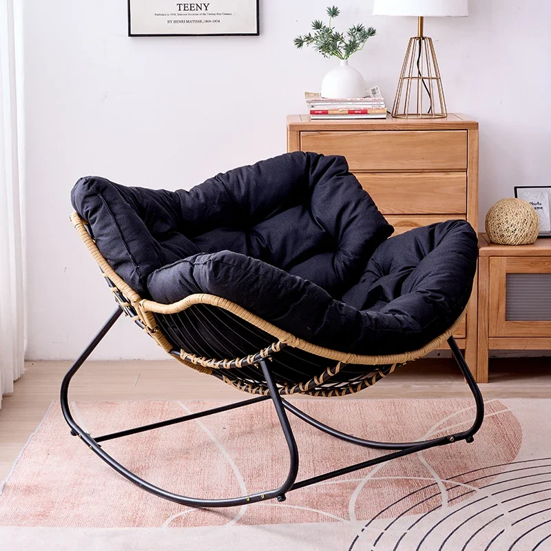 Кресло-качалка для чтения с поддержкой спинки