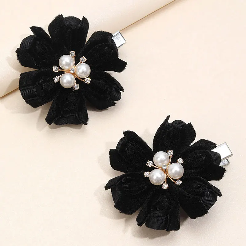 2 шт. заколки для волос с искусственным жемчугом