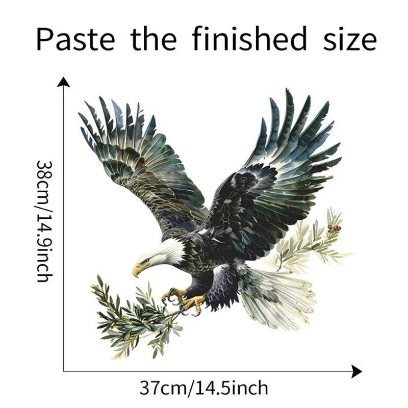 Акварельные яркие наклейки на стену с изображением Орла для гостиной дивана фона