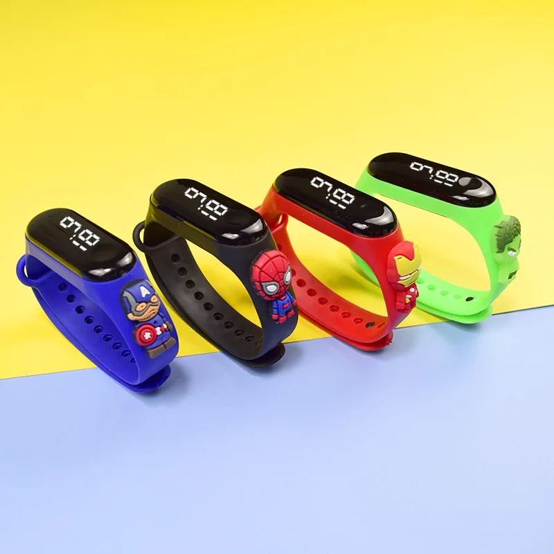 Marvel Surround Green Giant Spider Man Watch Orologio Elettronico Orologio Impermeabile Per Bambini Orologio Sportivo Per Ragazzi E Ragazze