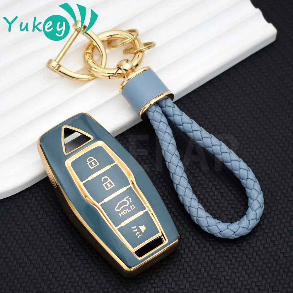 3/4 кнопки из ТПУ чехол для дистанционного ключа автомобиля чехол-брелок Mitsubishi