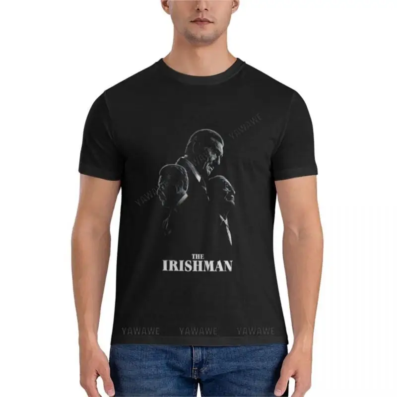 

Футболка с принтом ирландской тематики, кавайная одежда, мужские футболки с графическим рисунком, черная футболка с аниме, мужские летние топы