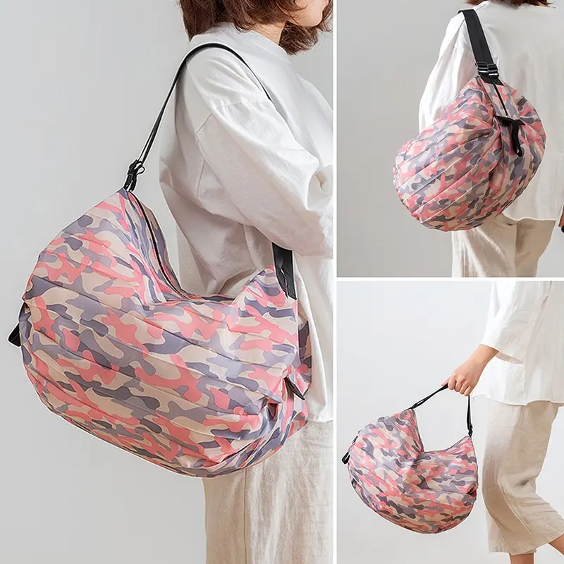 Foldable Shopping Bag Waterproof Outdoor Travel Storage Bags Large-capacity Portable environmental protection Beach Bag