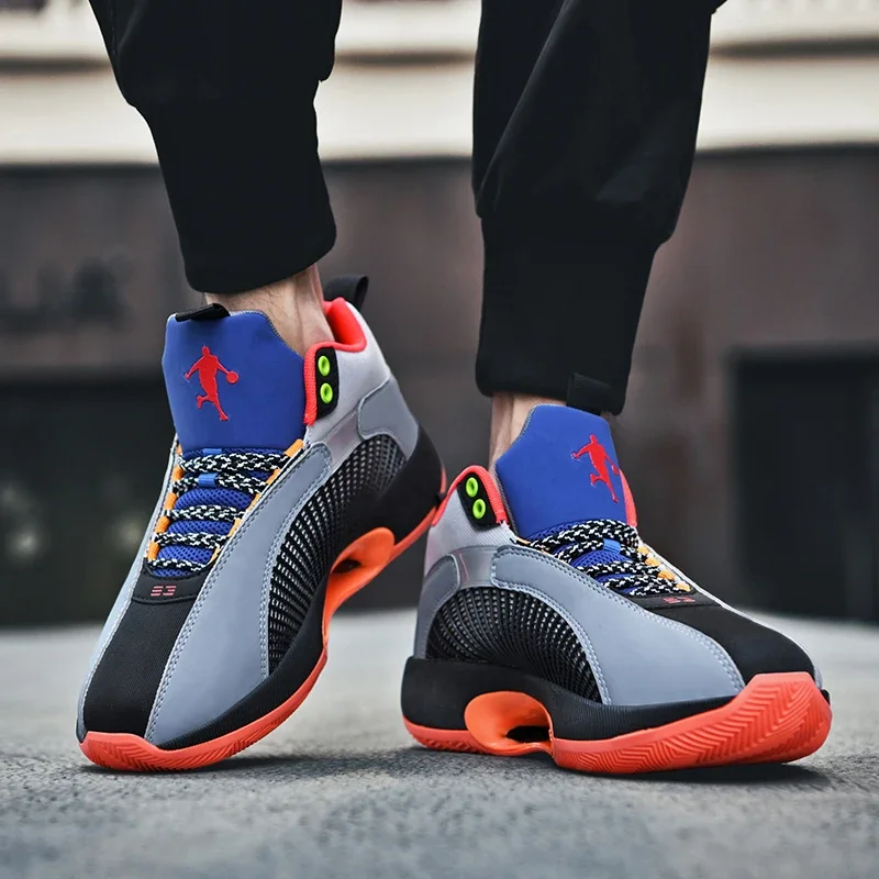 Фото Мужские баскетбольные кроссовки, новая уличная спортивная обувь Jordans, 2024, дизайнерский бренд, молодежные баскетбольные кроссовки, тренировочные спортивные мужские кроссовки №3